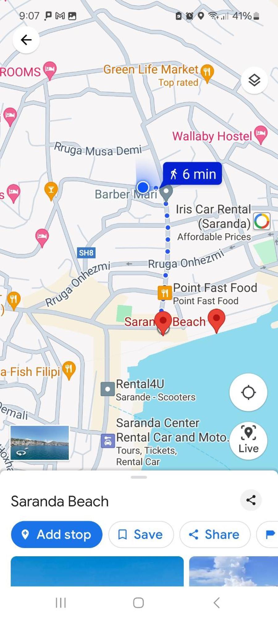 Kristo Apartament, Sarande Apartment Bagian luar foto